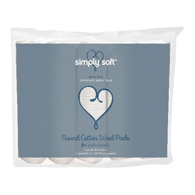 Simply Soft Round Cosmetic Pads x500